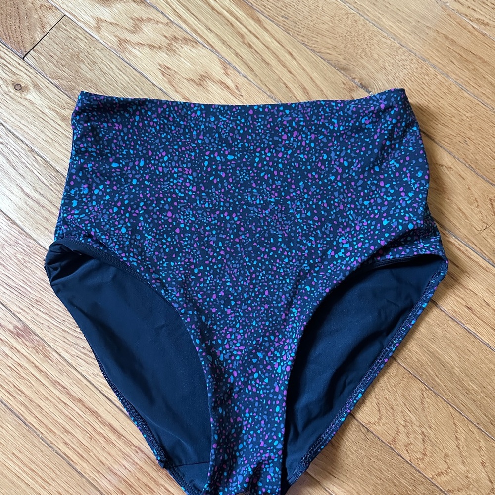 Lululemon Deep Sea High-Waisted Multicolor Bikini Bottom Size 4 - Picture 3 of 6
